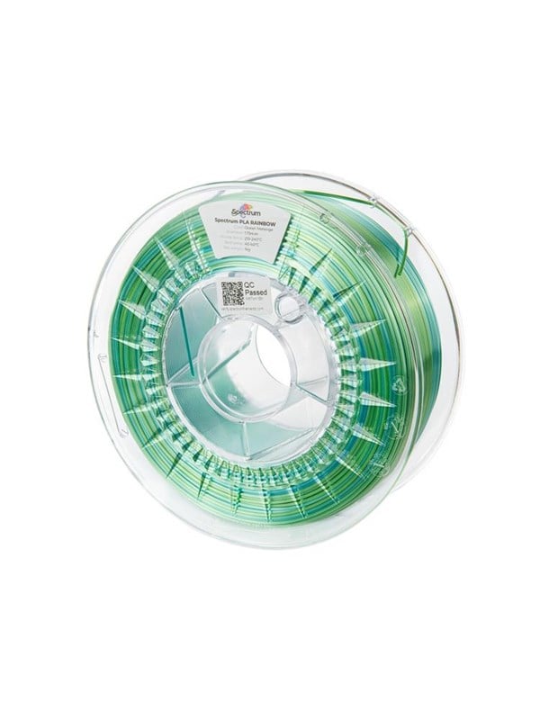 Spectrum 3D Filament / PLA SILK Rainbow / Ocean Melange / â 1.75 mm / 1 kg